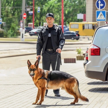 Agent de sécurité cynophile