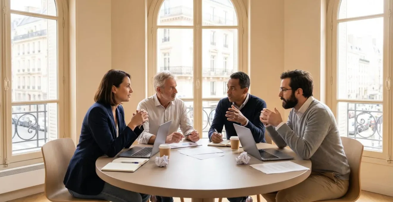 Élus CSE en réunion de consultation avec la direction d'entreprise